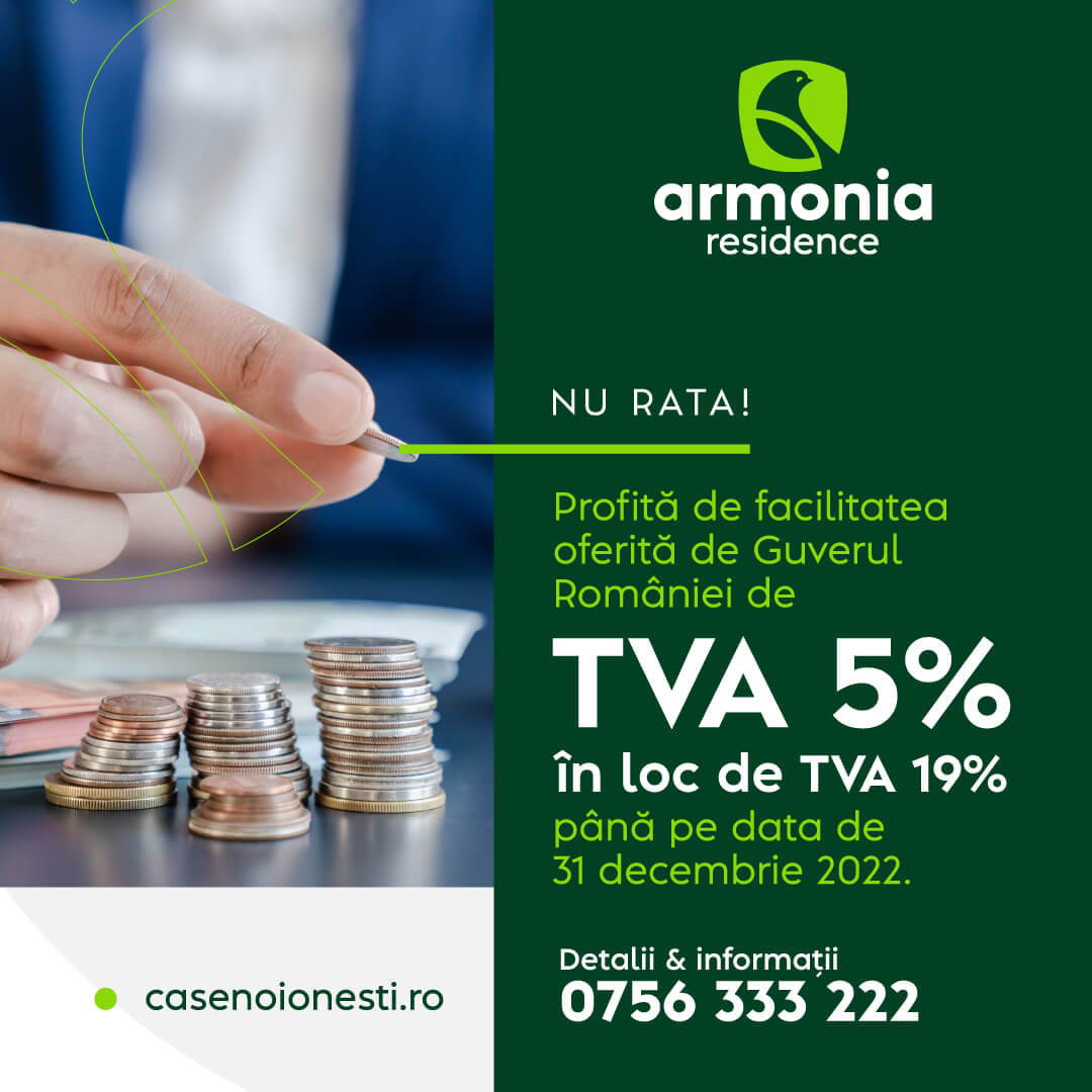Achiziția unei case în Armonia Residence în fază de construcție – de două ori câștig!